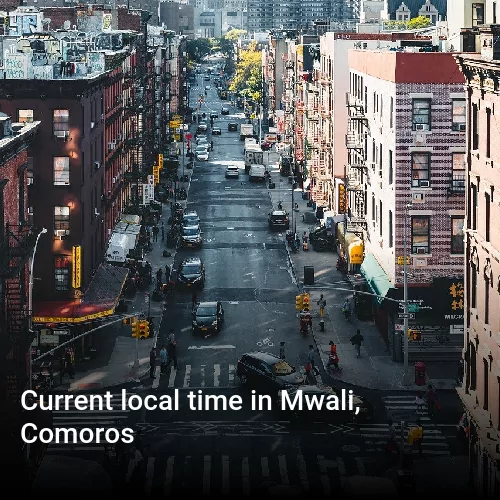 Current local time in Mwali, Comoros