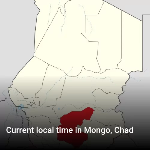 Current local time in Mongo, Chad