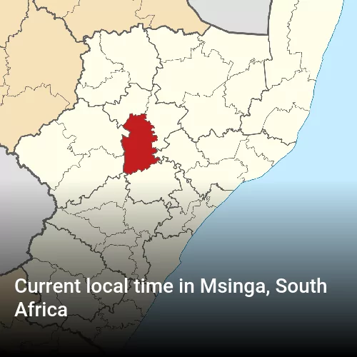 Current local time in Msinga, South Africa