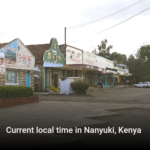 Current local time in Nanyuki, Kenya