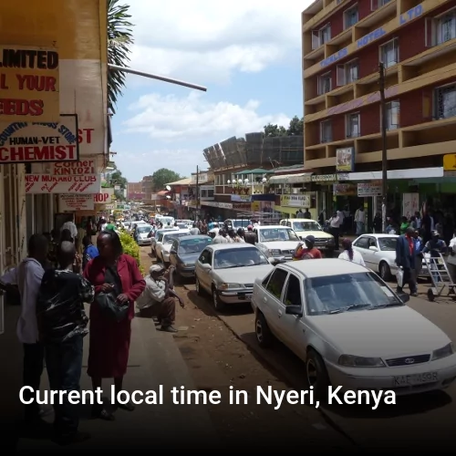 Current local time in Nyeri, Kenya