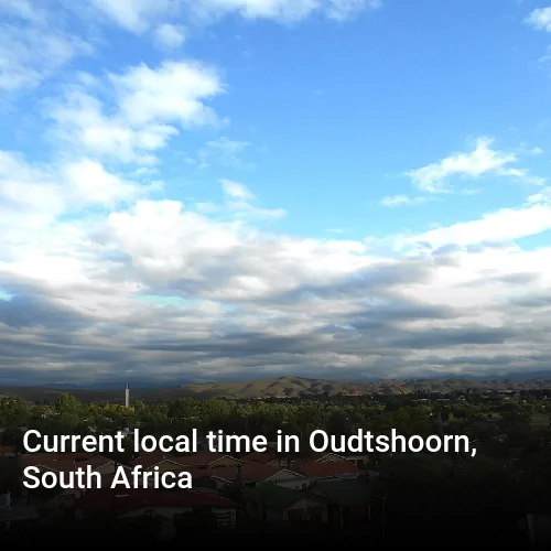 Current local time in Oudtshoorn, South Africa