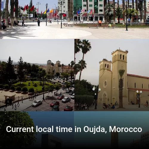 Current local time in Oujda, Morocco