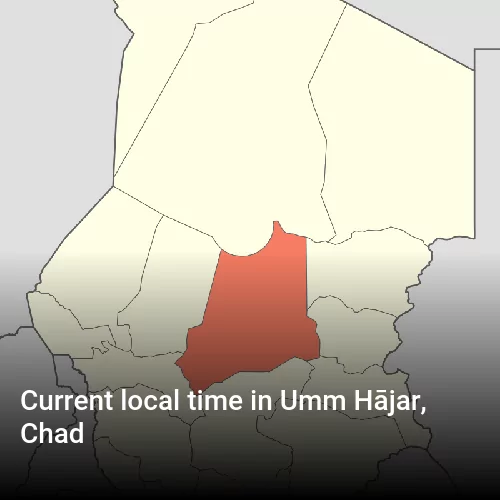 Current local time in Umm Hājar, Chad