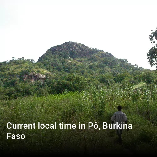 Current local time in Pô, Burkina Faso