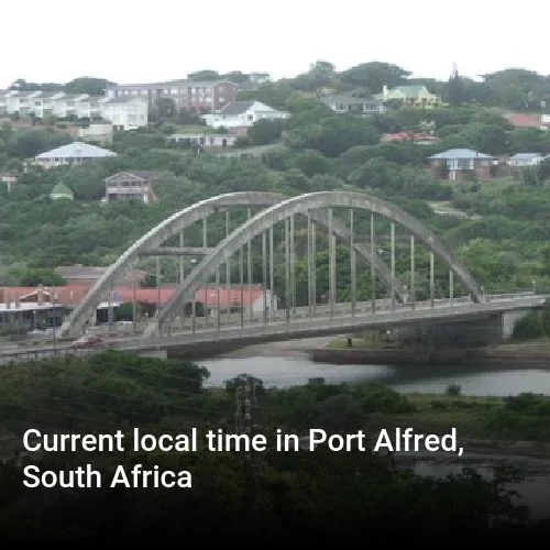 Current local time in Port Alfred, South Africa