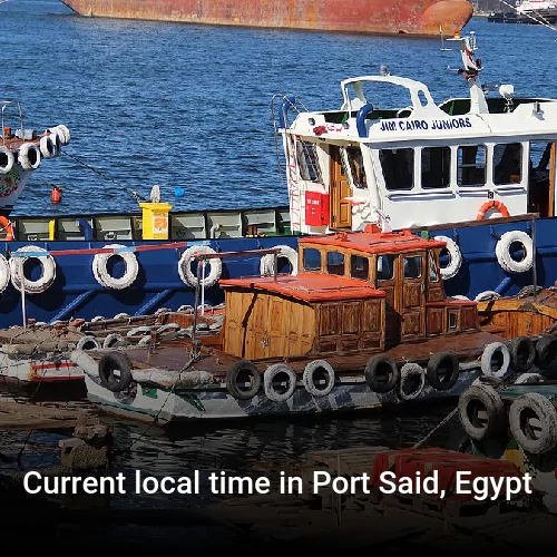 Current local time in Port Said, Egypt