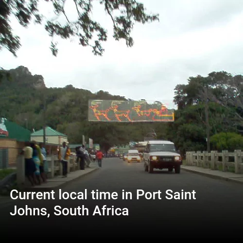 Current local time in Port Saint Johns, South Africa