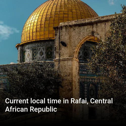 Current local time in Rafai, Central African Republic