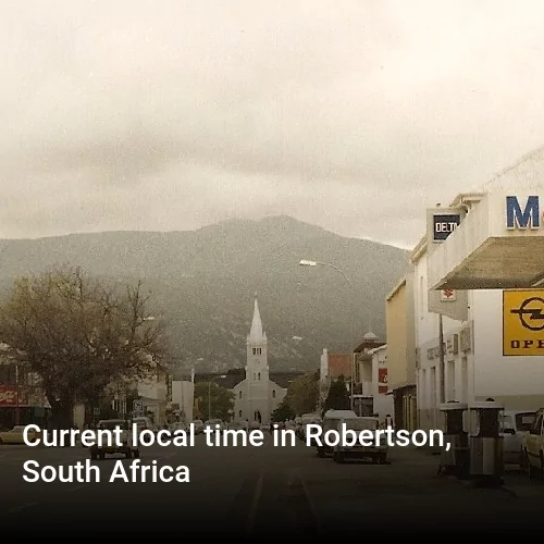 Current local time in Robertson, South Africa
