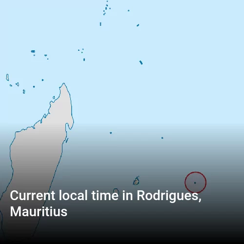 Current local time in Rodrigues, Mauritius