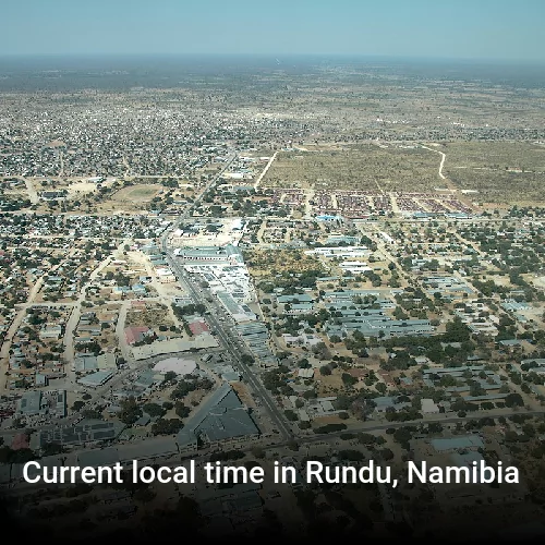 Current local time in Rundu, Namibia