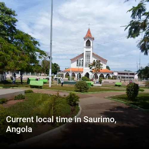 Current local time in Saurimo, Angola