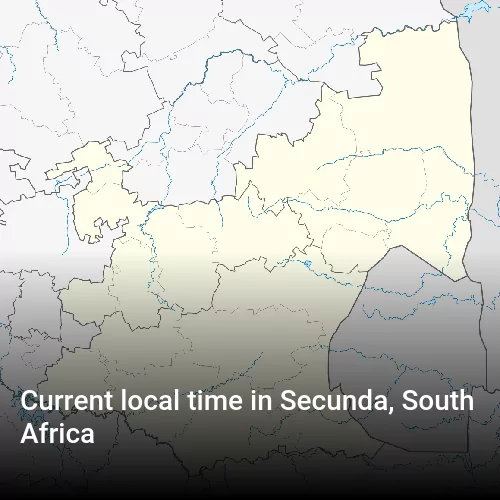 Current local time in Secunda, South Africa