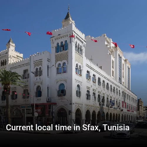 Current local time in Sfax, Tunisia