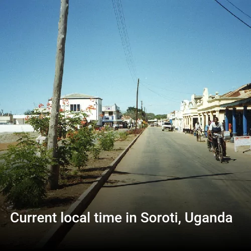 Current local time in Soroti, Uganda