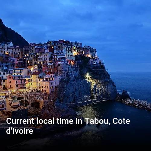 Current local time in Tabou, Cote d'Ivoire