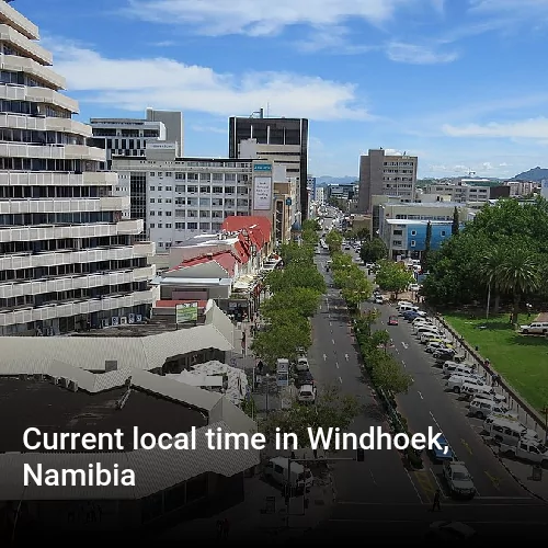 Current local time in Windhoek, Namibia
