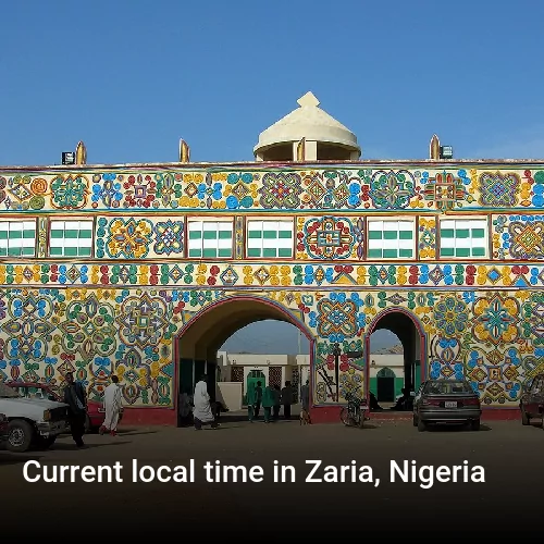 Current local time in Zaria, Nigeria