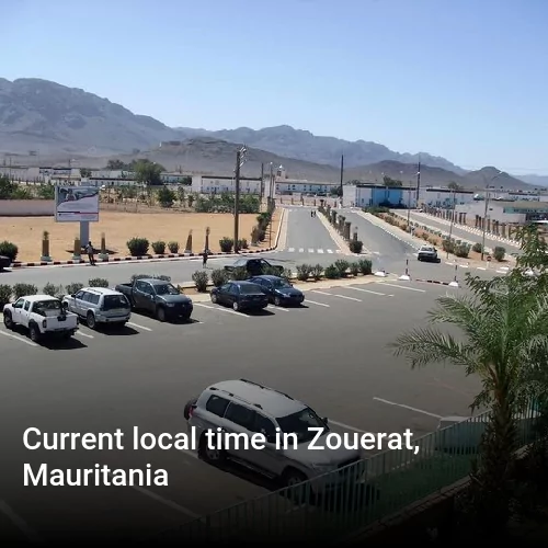 Current local time in Zouerat, Mauritania