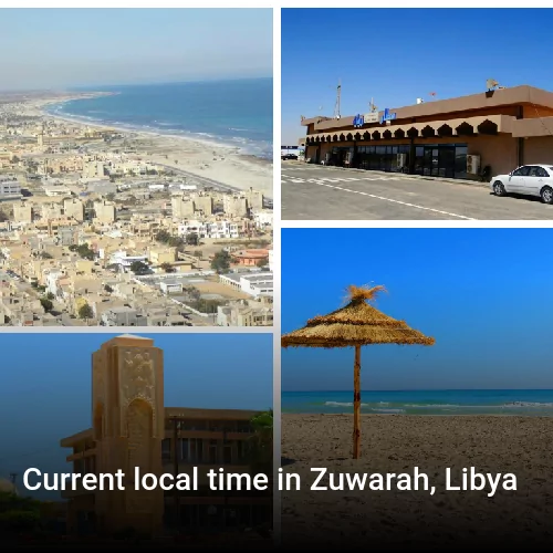 Current local time in Zuwarah, Libya