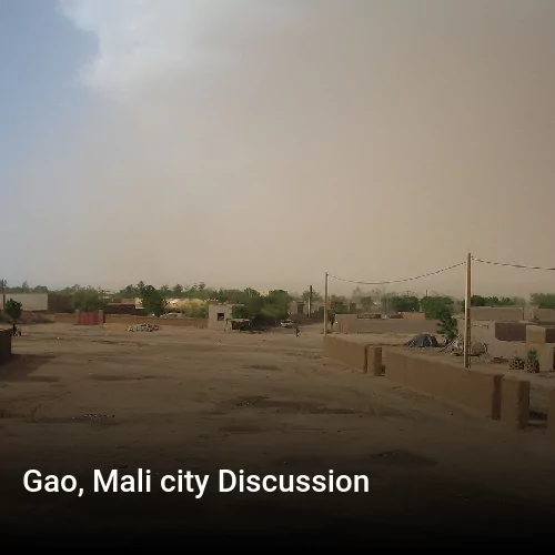 Gao, Mali city Discussion