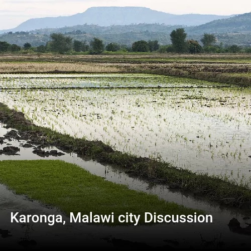 Karonga, Malawi city Discussion