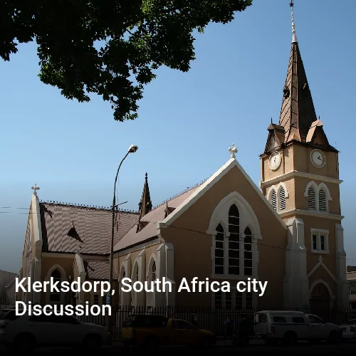 Klerksdorp, South Africa city Discussion