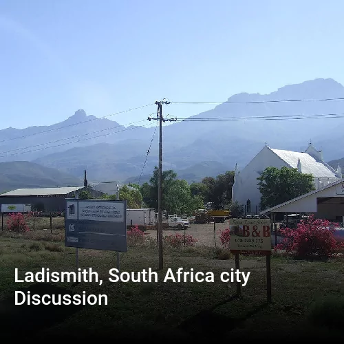 Ladismith, South Africa city Discussion