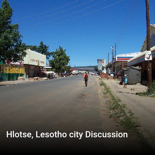 Hlotse, Lesotho city Discussion