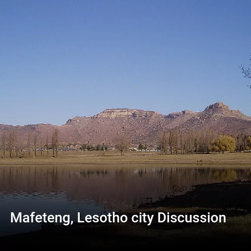 Mafeteng, Lesotho city Discussion