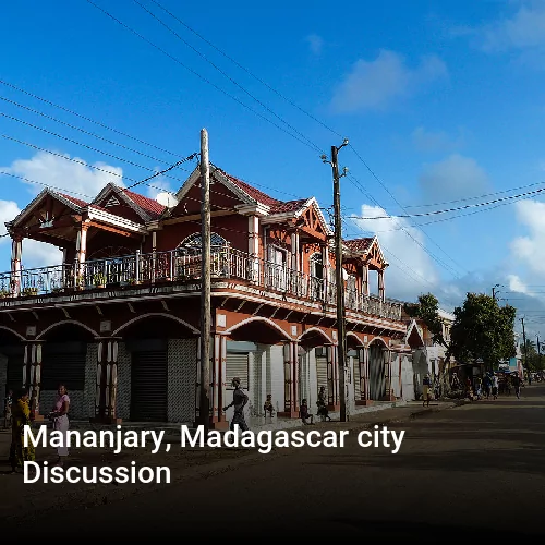 Mananjary, Madagascar city Discussion
