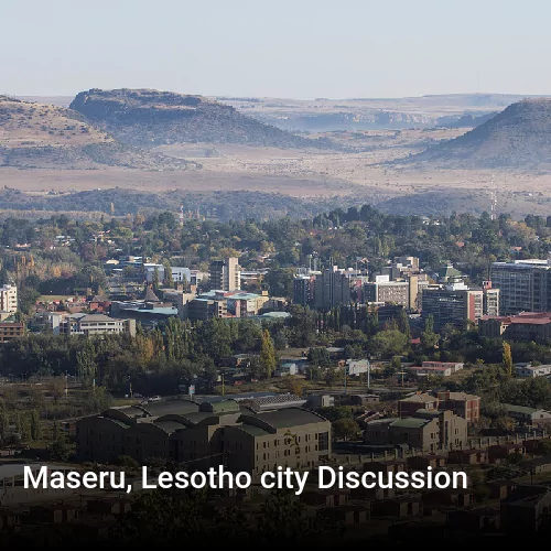 Maseru, Lesotho city Discussion