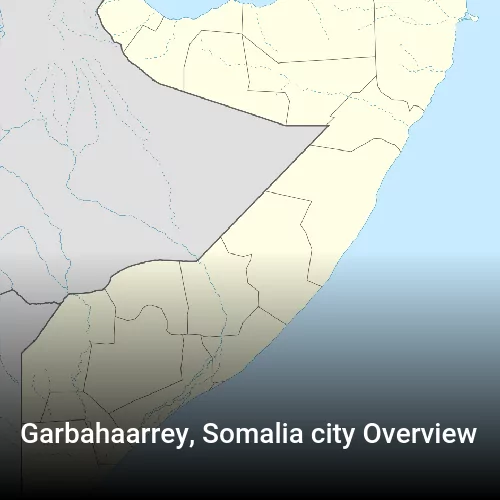 Garbahaarrey, Somalia city Overview