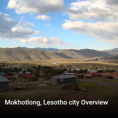 Mokhotlong, Lesotho city Overview