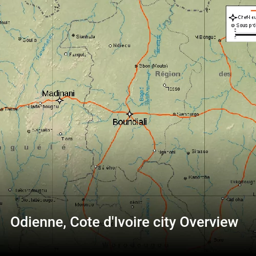 Odienne, Cote d'Ivoire city Overview