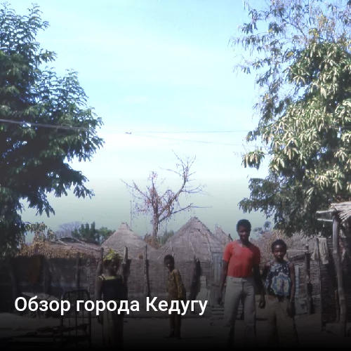 Обзор города Кедугу