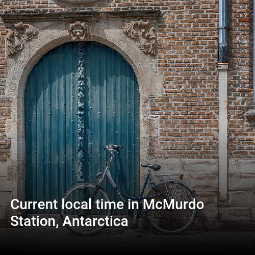 Current local time in McMurdo Station, Antarctica