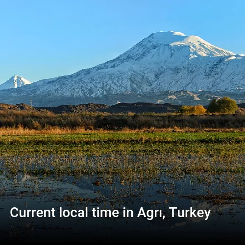 Current local time in Agrı, Turkey