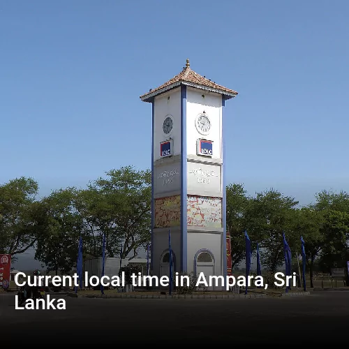 Current local time in Ampara, Sri Lanka