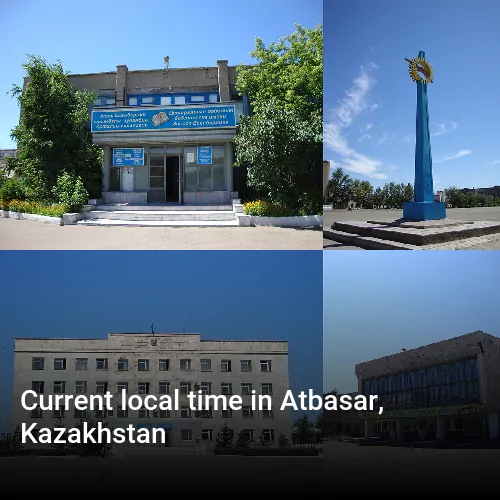 Current local time in Atbasar, Kazakhstan