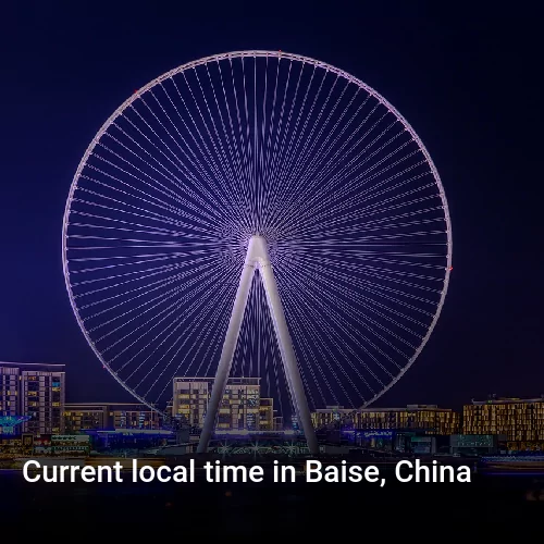 Current local time in Baise, China