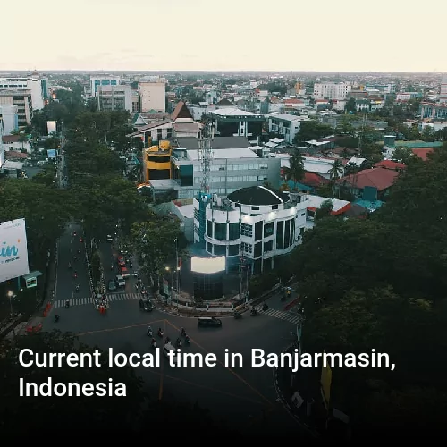 Current local time in Banjarmasin, Indonesia