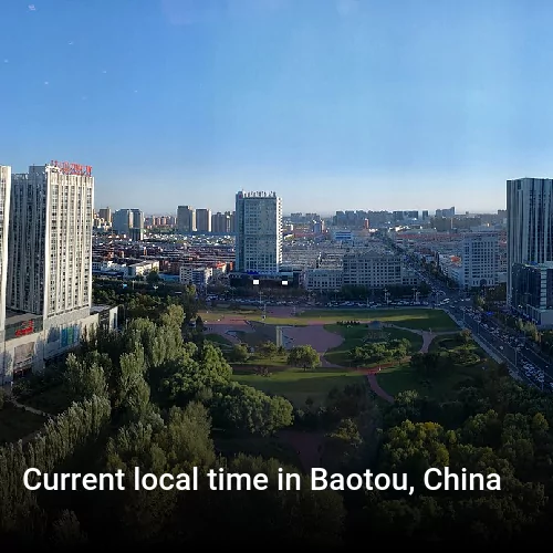 Current local time in Baotou, China