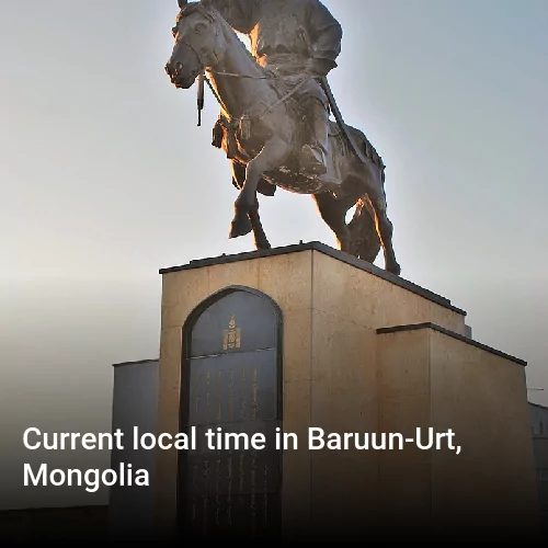 Current local time in Baruun-Urt, Mongolia