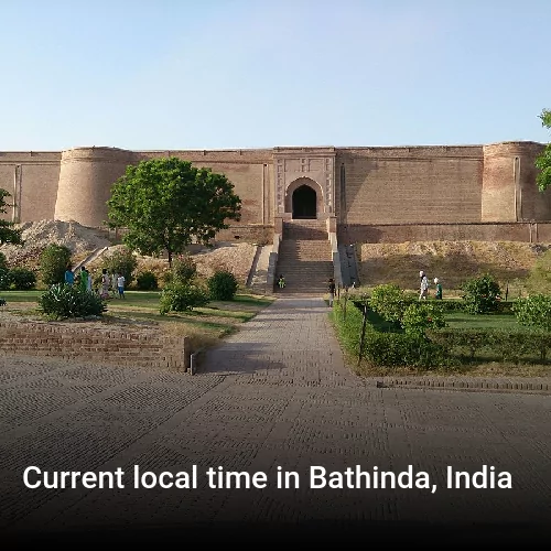 Current local time in Bathinda, India