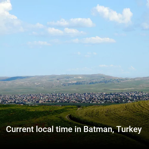 Current local time in Batman, Turkey