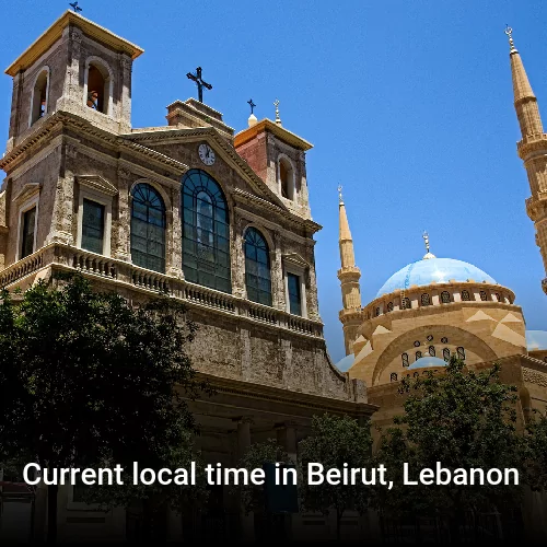 Current local time in Beirut, Lebanon