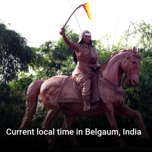 Current local time in Belgaum, India