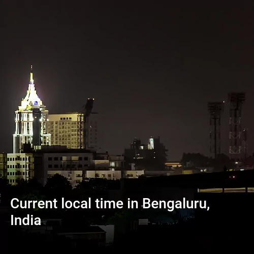 Current local time in Bengaluru, India